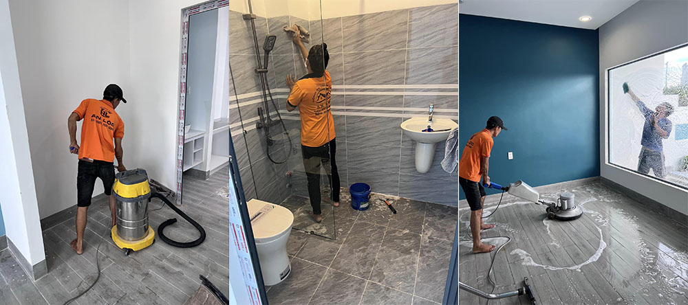 Dịch vụ vệ sinh Homestay chuyên nghiệp khách hàng Hàm Thắng | Vệ sinh công nghiệp Phan Thiết - An Lộc