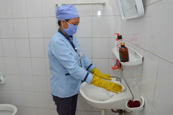 Dọn nhà vệ sinh bệnh viện, Vệ sinh Bình Thuận